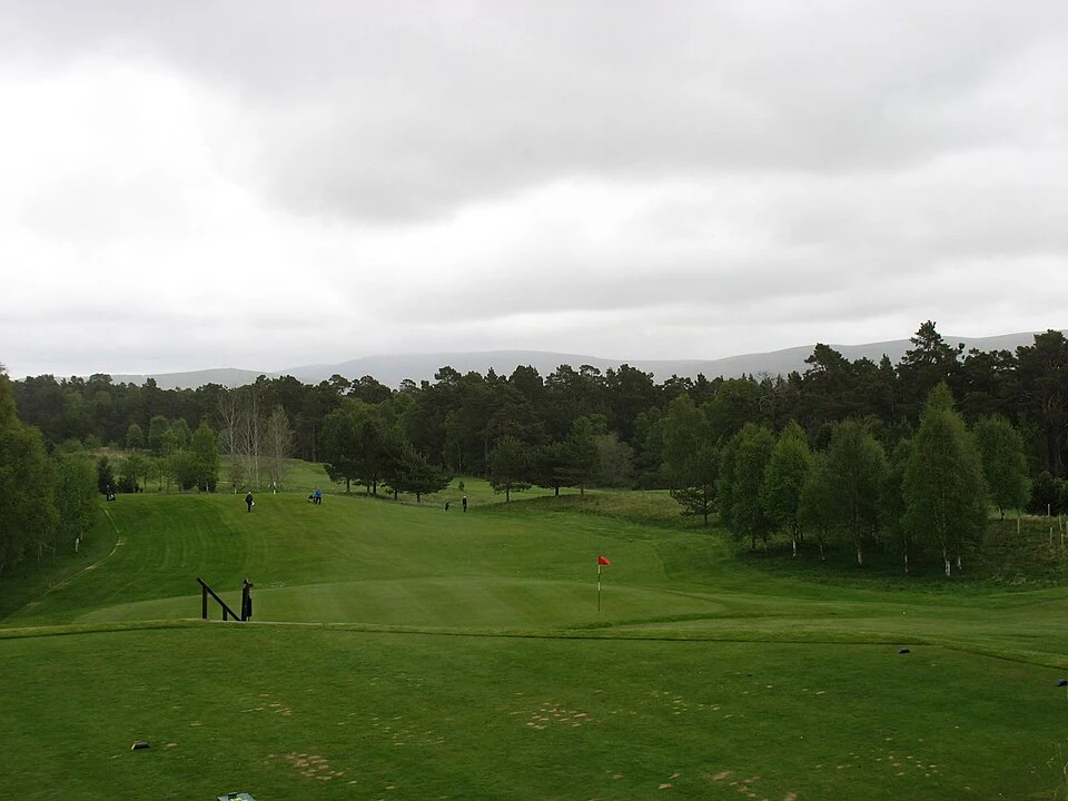 Golf scenery near Grantown-on-Spey