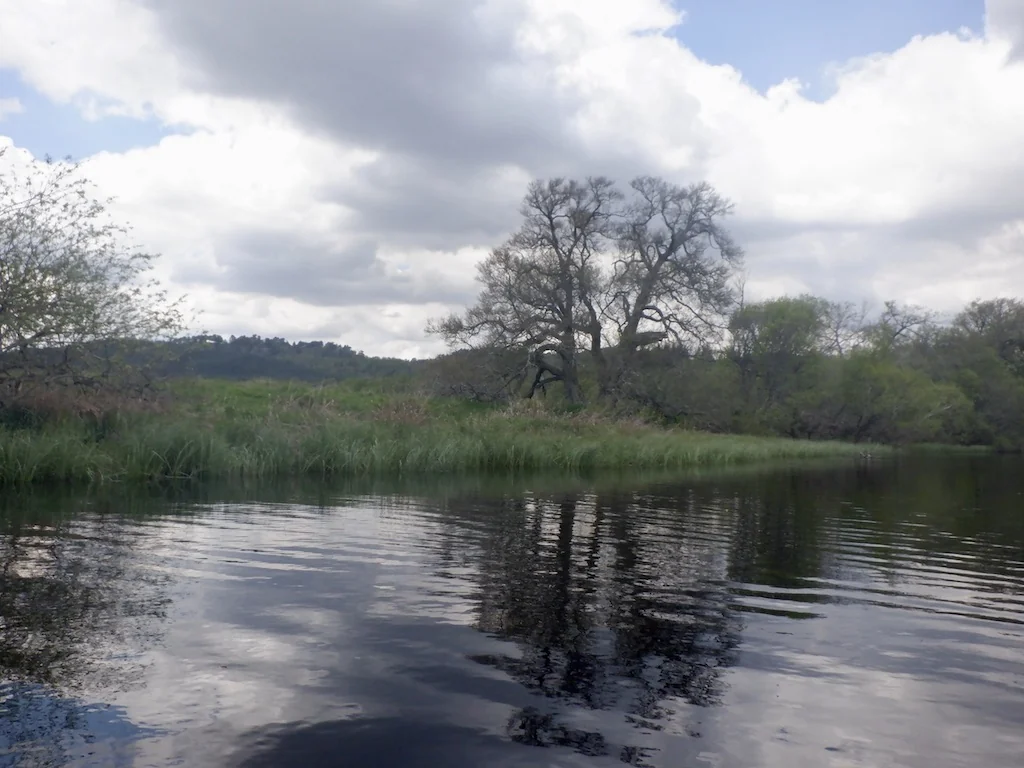 The River Spey flowing through Insh Marshes